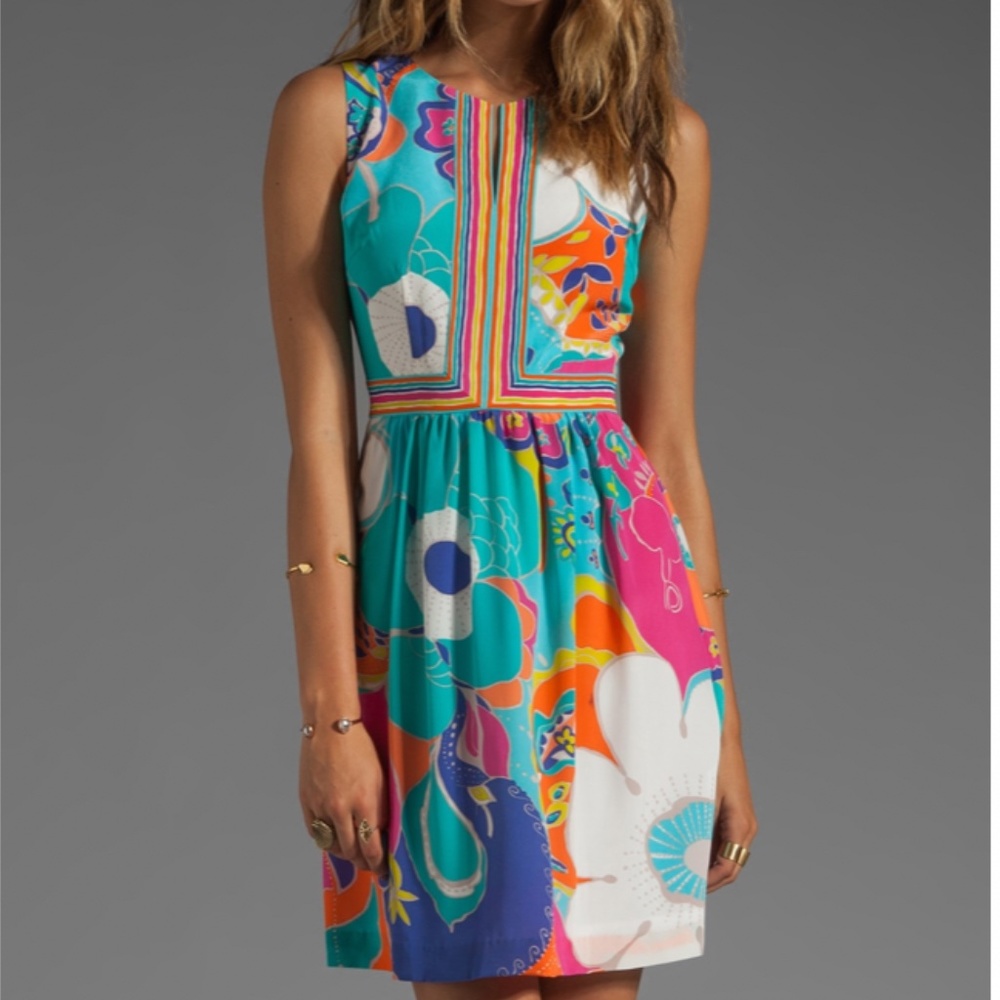 Trina Turk Sea Cove Crushes Dress 4